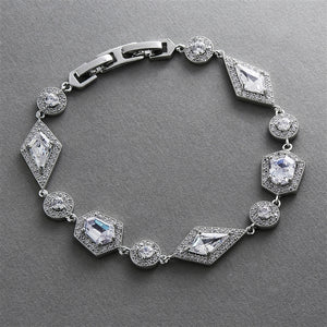 Empress & Noble Cut Cubic Zirconia Bracelet By The Ring Madam 