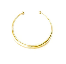 Load image into Gallery viewer, Collar Necklace in Brass Polished Gold Finish