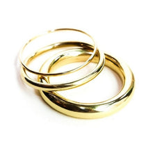 Load image into Gallery viewer, gold brass triple bangle set by the ring madam