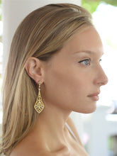 Load image into Gallery viewer, Vintage Bridal Drop Earrings in Cubic Zirconia By The Ring Madam 