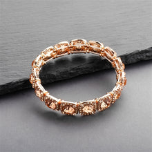 Load image into Gallery viewer, Crystal Stretch Bracelet in 3 Finishes