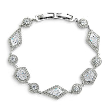 Load image into Gallery viewer, Empress &amp; Noble Cut Cubic Zirconia Bracelet By The Ring Madam 