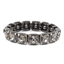 Load image into Gallery viewer, Crystal Stretch Bracelet in 3 Finishes