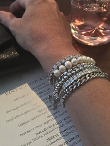 Sterling silver friendship bracelets by The Ring Madam