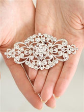 Load image into Gallery viewer, Vintage Art Deco Crystal Bridal Brooch by the ring madam