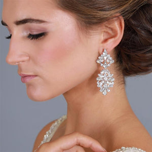 Chandelier Crystal Drop Earrings by the ring madam